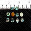 8X10 MM NATURAL MULTI FLASHY ABALONE SHELL GEMSTONE OVAL SHAPE PLATE HANDMADE POLISH TOP FLASHY QUALITY ABALONE SHELL LOOSE GEMSTONE FOR JEWELRY MAKING PER PIECE PRICE