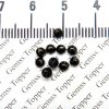 3X3 MM NATURAL BLACK COPPER TURQUOISE ROUND SMOOTH CABOCHON AAA QUALITY BLACK COPPER TURQUOISE LOOSE GEMSTONE FOR JEWELRY MAKING