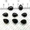 9X12 MM NATURAL BLACK COPPER TURQUOISE PEAR POLISH SMOOTH CABOCHON TOP QUALITY BLACK COPPER TURQUOISE LOOSE GEMSTONE FOR JEWELRY MAKING