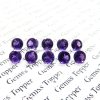 100% Natural Amethyst 7 mm Round Faceted- AAA Quality Amethyst Faceted Round For Jewelry Making