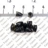 5X7 MM NATURAL BLACK COPPER TURQUOISE BULLET POLISH SMOOTH CABOCHON AAA QUALITY BLACK COPPER TURQUOISE LOOSE GEMSTONE FOR JEWELRY MAKING