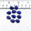 100% Natural Blue Sapphire 9x12 mm Pear Cabochon- AAA Quality Blue Sapphire Smooth Cabochon