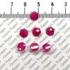 100% Natural Ruby 6 mm Hexagon Rose Cut- AAA Quality Ruby Sapphire Faceted Cabochon