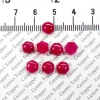 100% Natural Ruby 7 mm Hexagon Cabochon- AAA Quality Ruby Sapphire Smooth Cabochon